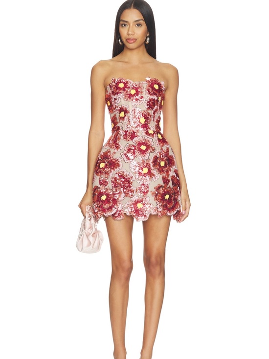 Bronx and Banco Dresses & Skirts - Bronx and Banco Raspberry Sequin Maraya Mini Dress